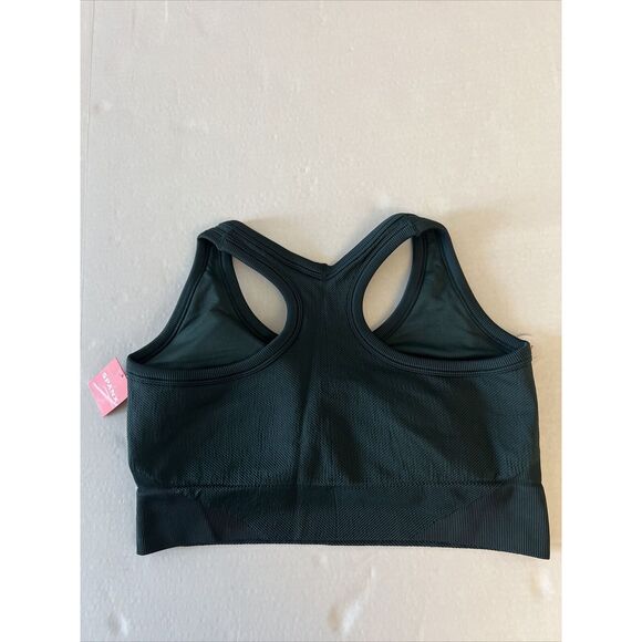 Spanx 50238R Sz 2XL Look At Me Know Do Emerald Green Medium Impact Sports Bra - Picture 3 of 6
